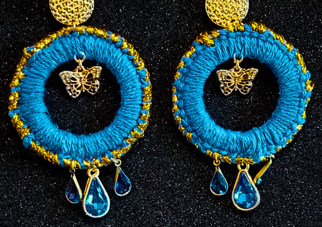 Hemelse Elegantie — Oorbellen met Lycrawol & Zirkonia