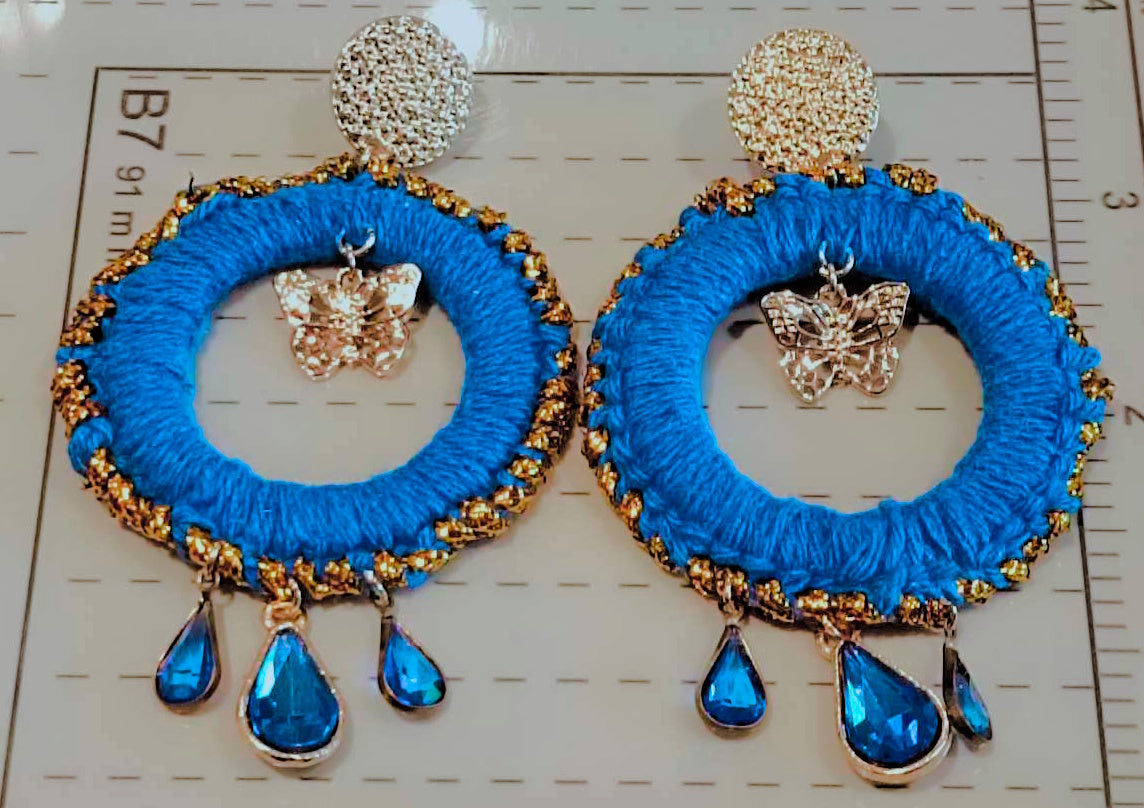 Hemelse Elegantie — Oorbellen met Lycrawol & Zirkonia