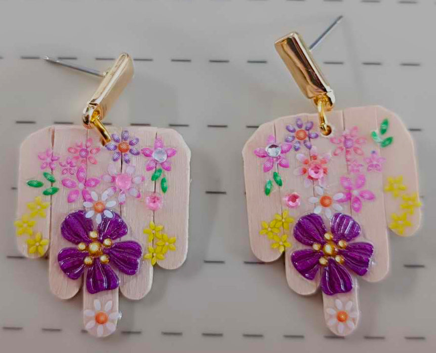 Abstract Nature – Gerecycleerde Statement Oorbellen