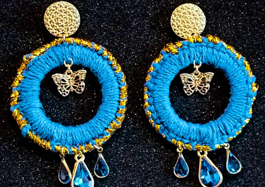 Hemelse Elegantie — Oorbellen met Lycrawol & Zirkonia